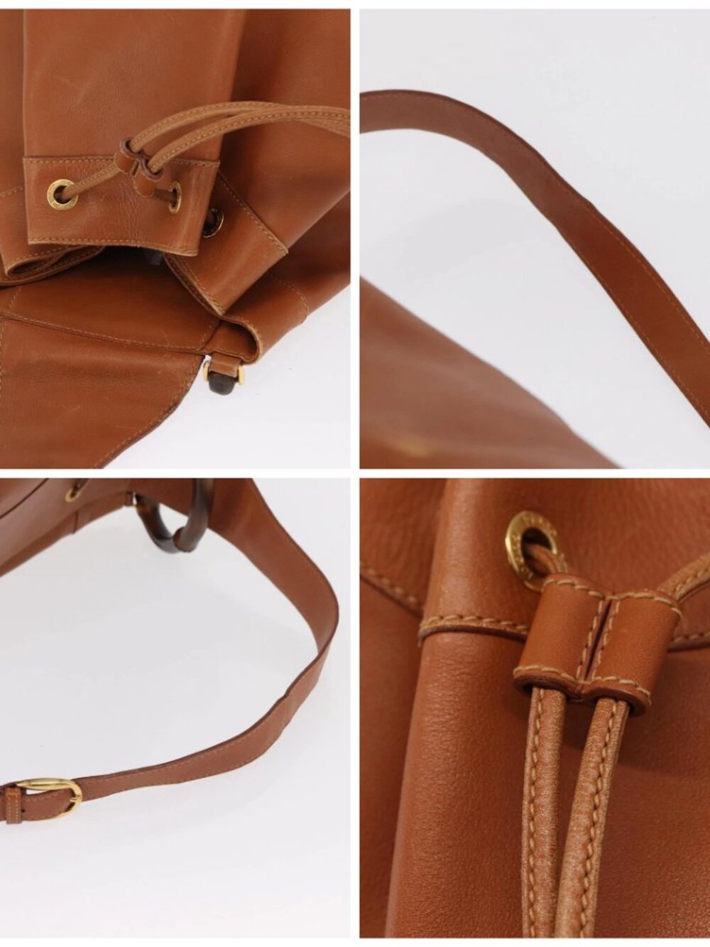 GUCCI Bamboo Body Bag Leather Brown Gold 003 2113 0037 Auth gh1689 - Picture 16 of 16